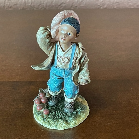 Pickin' Apples Girl and Boy Figurines, #11297-01 - Picture 8 of 13